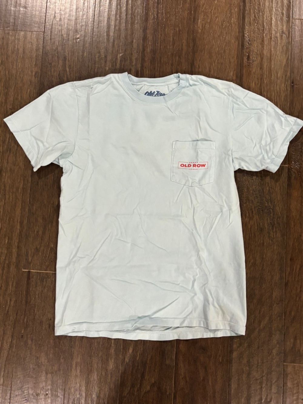Old Row Men's Light Blue Pocket T-Shirt